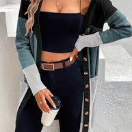 WW | Vielseitige Strickjacke mit langen Ärmeln