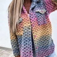 WW - Kleurrijke wollen jas