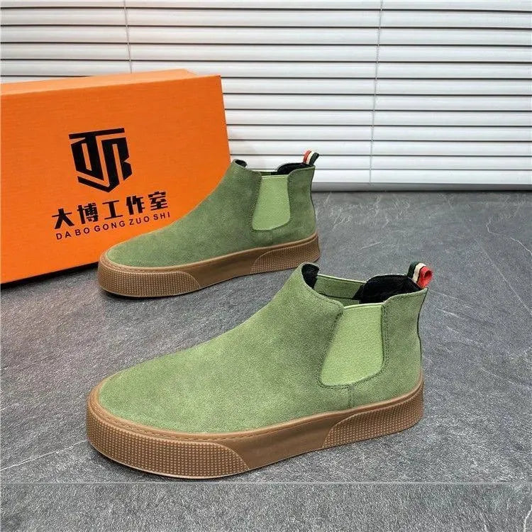 WW | Chelsea Boots Herren aus Samt – Eleganter und lässiger Stil