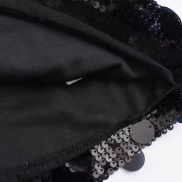 WW | Silberner Pailletten Minirock