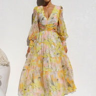 WW | Wickelkleid Mit Blumenmuster Für Damen