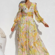 WW | Wickelkleid Mit Blumenmuster Für Damen