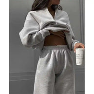 WW™ - Neu Polokragen Mode Sweatshirt Anzug [Letzter Tag Rabatt]