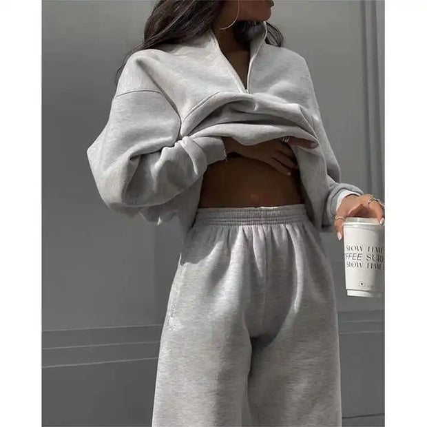 WW™ - Neu Polokragen Mode Sweatshirt Anzug [Letzter Tag Rabatt]