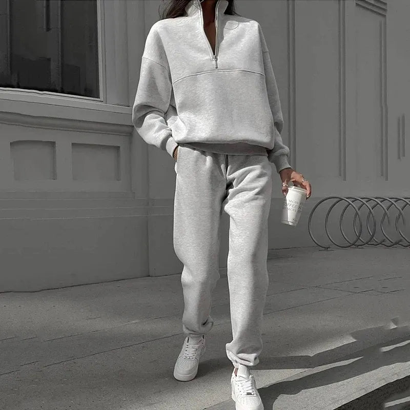 W&W Mode™ - Neu Polokragen Mode Sweatshirt Anzug [Letzter Tag Rabatt]