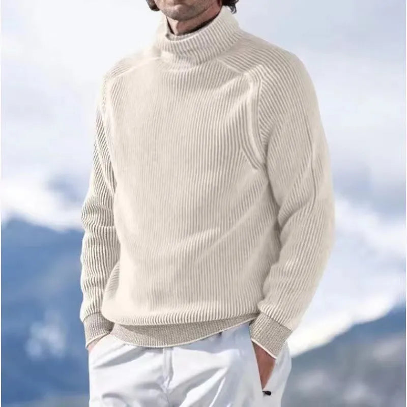 Wolff - Dicker lässiger Herrenstrickpullover