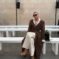 WW | Damen-Wintermantel aus Kunstwildleder