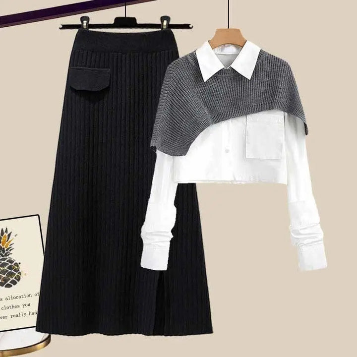 W&W Mode - Modisch gestricktes Outfit