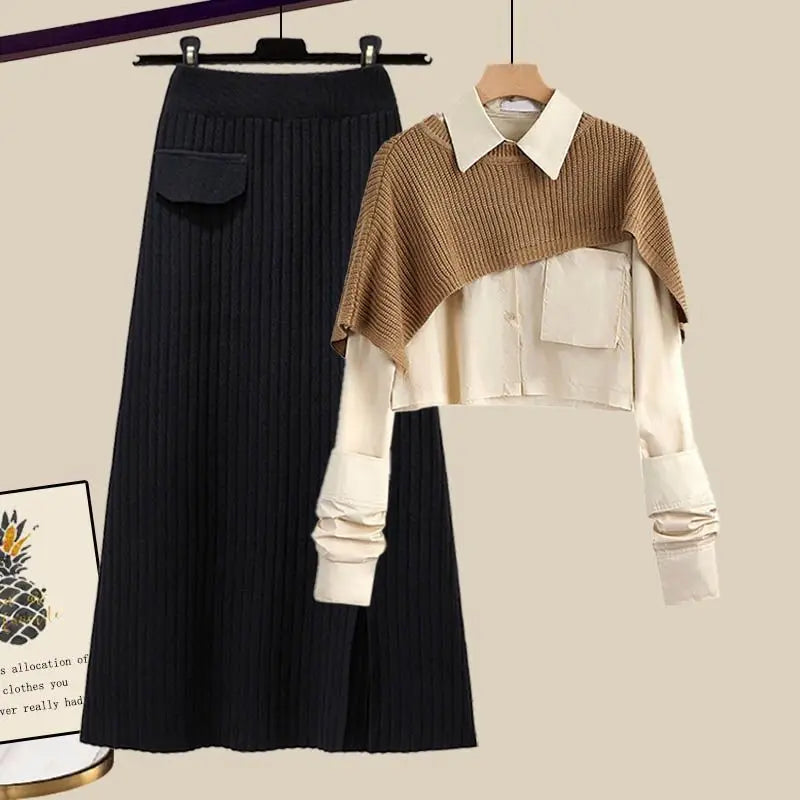 W&W Mode - Modisch gestricktes Outfit