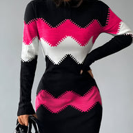 WW | gestricktes Bodycon-Minikleid Für Frauen