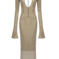 WW | Maxikleid Mit Pailletten Und Kordelzug Für Frauen
