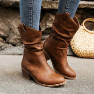 WW | Rutschfest Spitze Zehe Western Stiefel