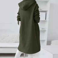 WW | Lange Kapuzenjacke Mit Reißverschluss