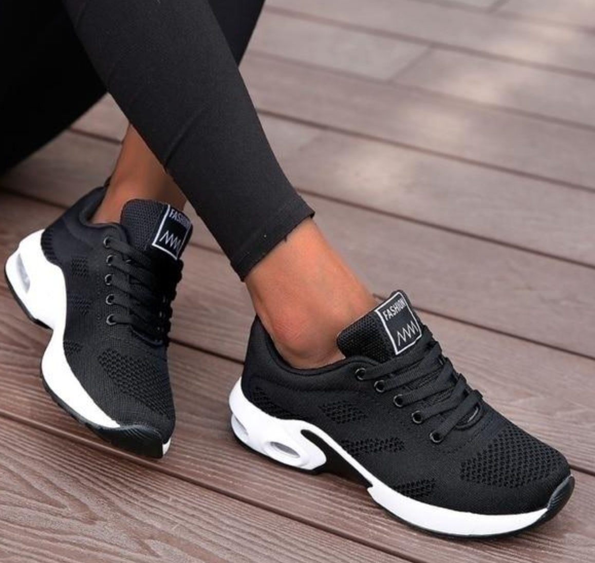 WW - Orthopädische Leichte, atmungsaktive Sport-Sneaker für Damen | Sportlicher Casual-Running-Schuh mit Air-Cushion-Sohle