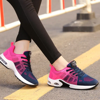 WW - Orthopädische Leichte, atmungsaktive Sport-Sneaker für Damen | Sportlicher Casual-Running-Schuh mit Air-Cushion-Sohle
