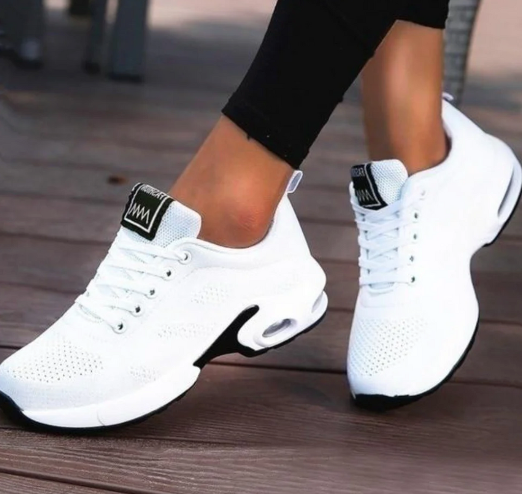 WW | Orthopädische Leichte, Atmungsaktive Sport Sneaker Für Damen Sportlicher Lässig Running Schuh Mit Air Cushion Sohle