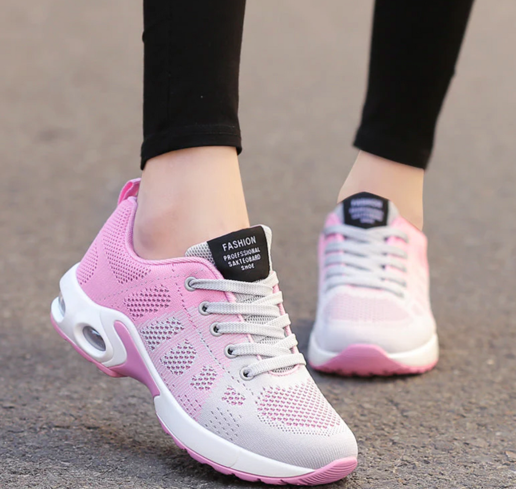 Wolff - Orthopädische Leichte, atmungsaktive Sport-Sneaker für Damen | Sportlicher Casual-Running-Schuh mit Air-Cushion-Sohle