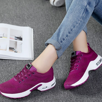 WW - Orthopädische Leichte, atmungsaktive Sport-Sneaker für Damen | Sportlicher Casual-Running-Schuh mit Air-Cushion-Sohle