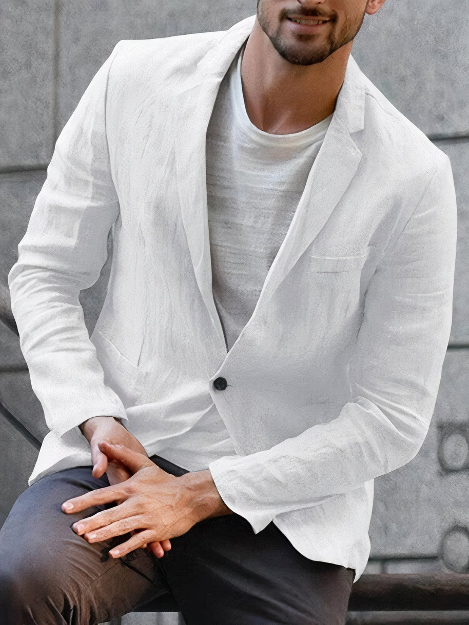 WW | Moderne Leinenjacke Für Herren
