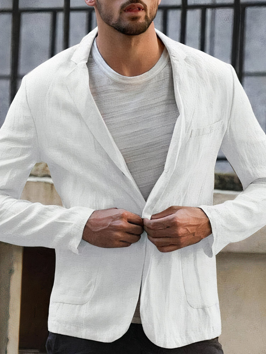 WW | Moderne Leinenjacke Für Herren