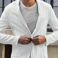 WW | Moderne Leinenjacke Für Herren