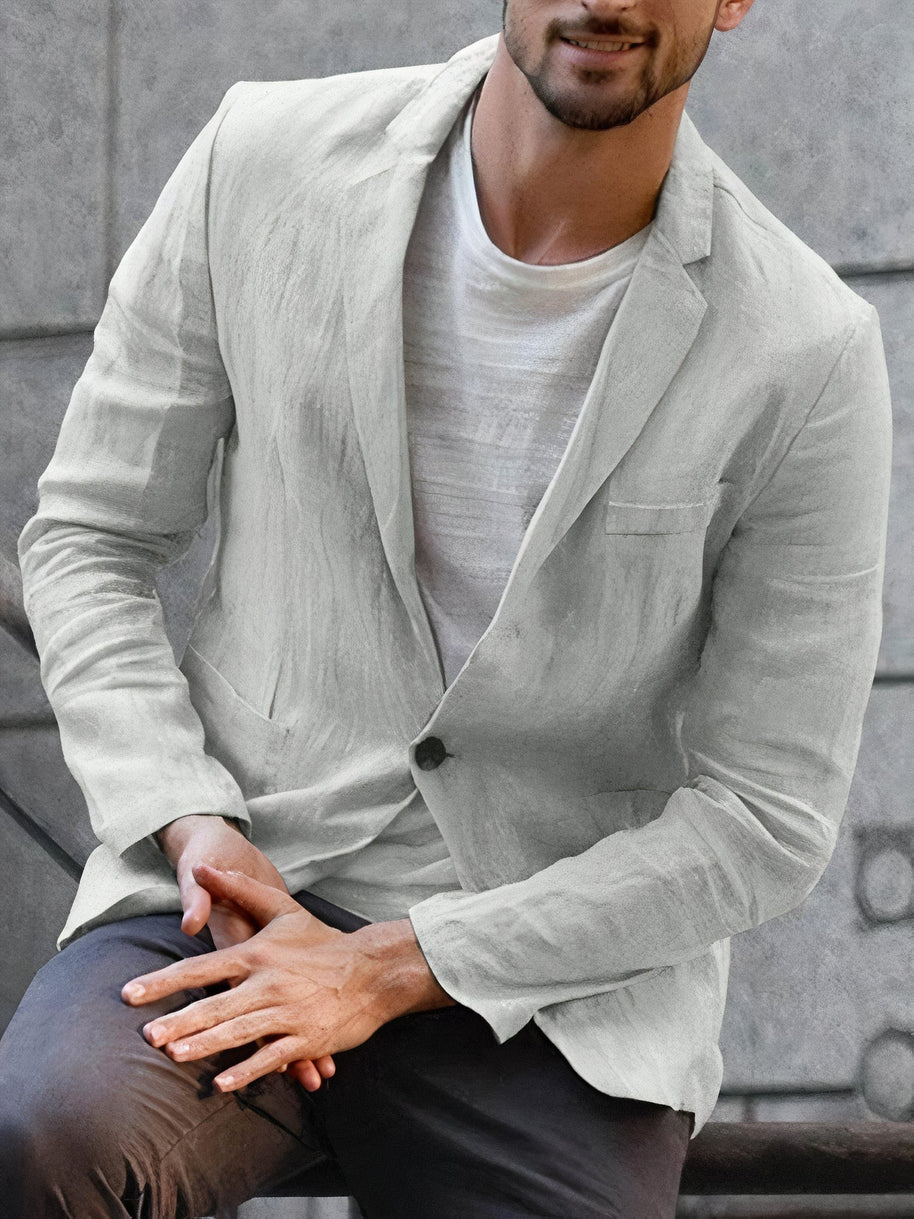 WW | Moderne Leinenjacke Für Herren
