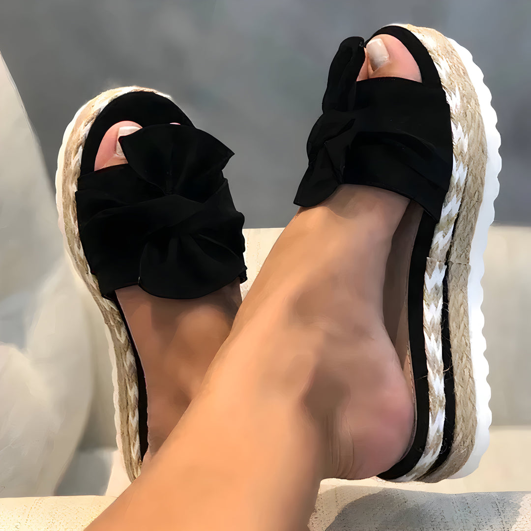 W&W Mode | Damensandalen Mit Lockenwicklern