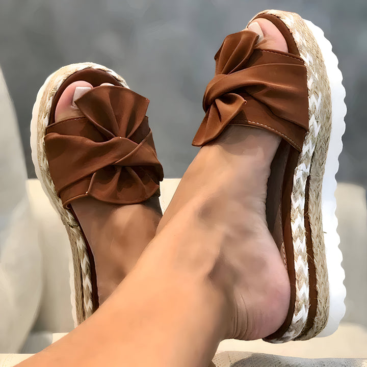 W&W Mode | Damensandalen Mit Lockenwicklern