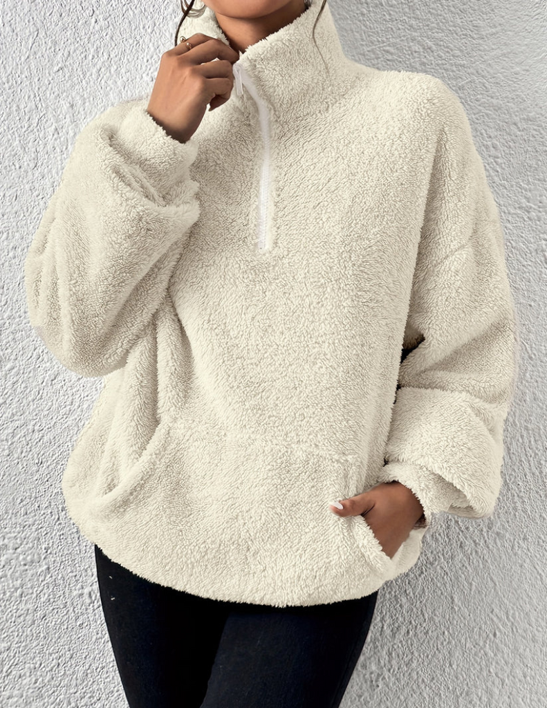 WW | Warme Fleece Winterpullover Für Damen