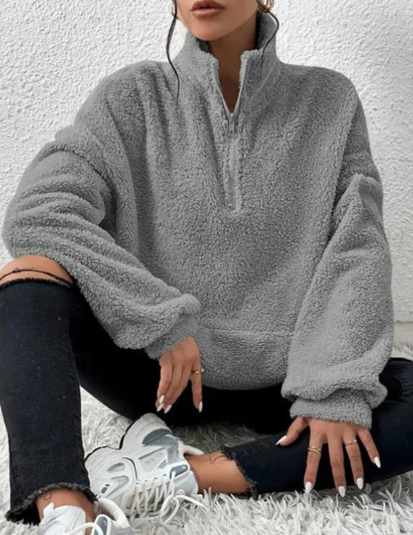 WW | Warme Fleece Winterpullover Für Damen