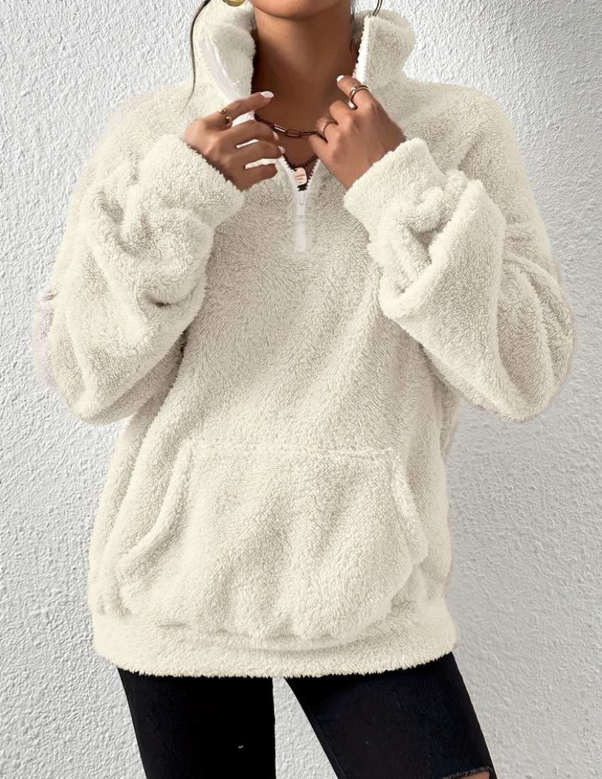 WW | Warme Fleece Winterpullover Für Damen