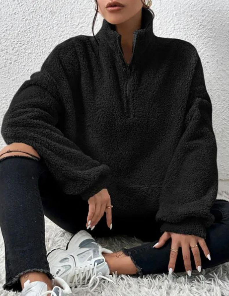 WW | Warme Fleece Winterpullover Für Damen