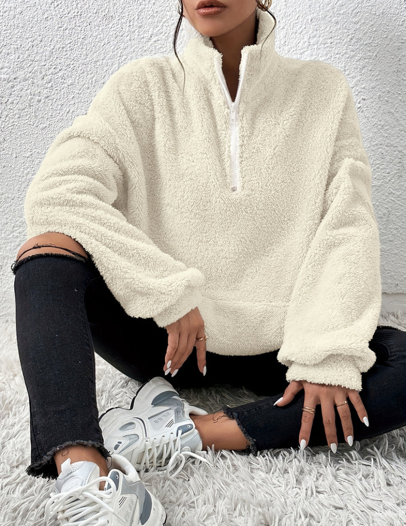 WW | Warme Fleece Winterpullover Für Damen