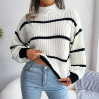 WW | Lässiger Gestreifter Pullover