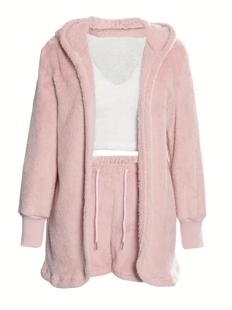W&W Mode | Kuschelige, weiche Damen Pyjama Set mit verschiedenen Farben