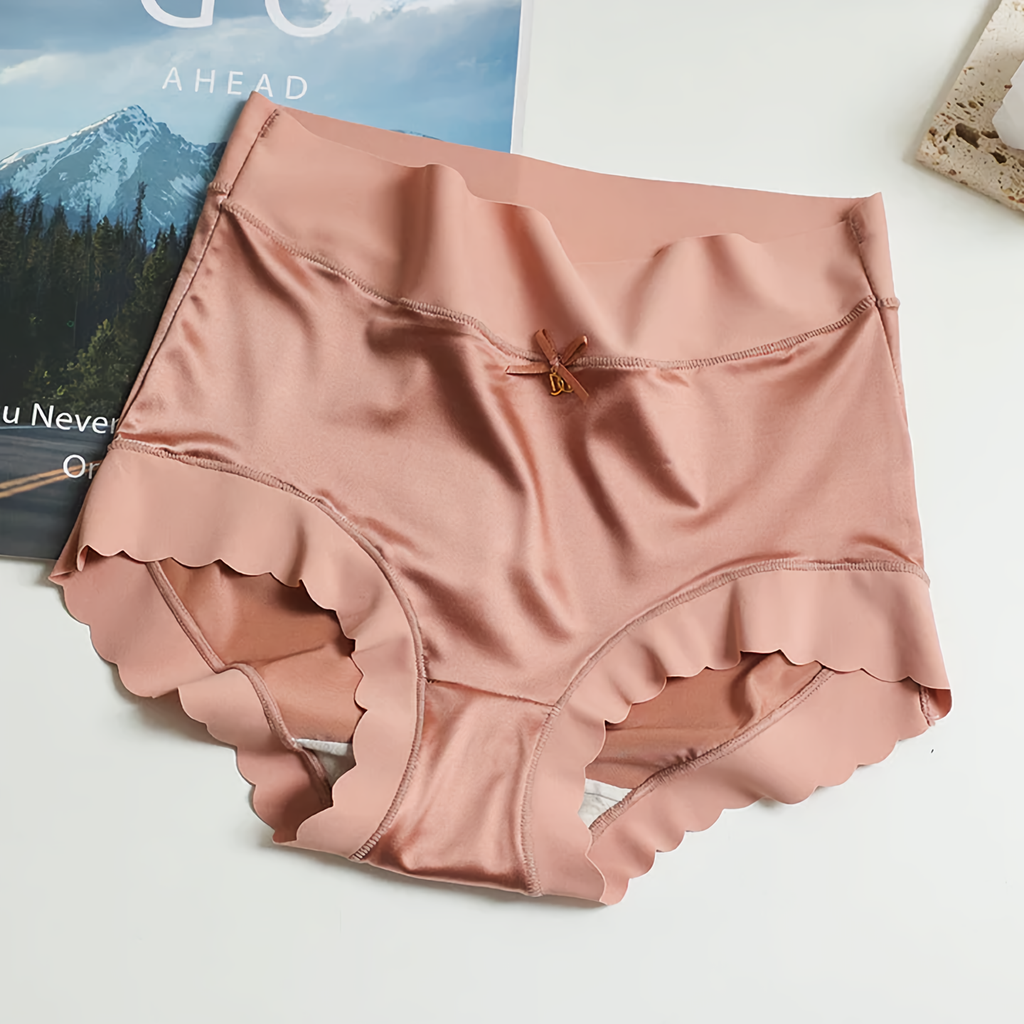WW | Delikate Nahtlose Seidensatin Unterwäsche Für Damen