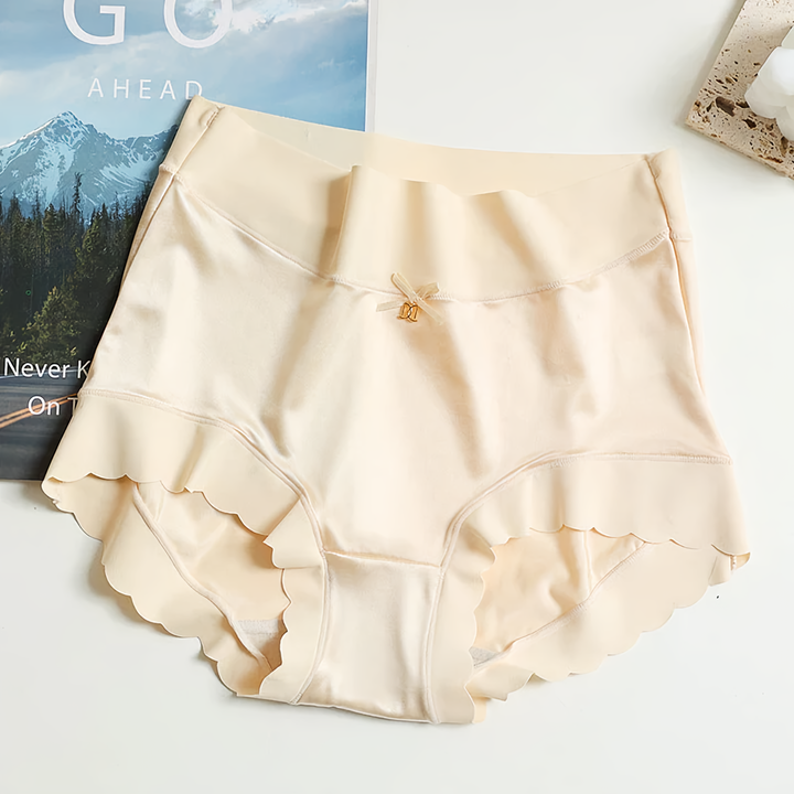 W&W Mode | 5-Teilige Nahtlose Seidensatin-Unterwäsche Für Damen