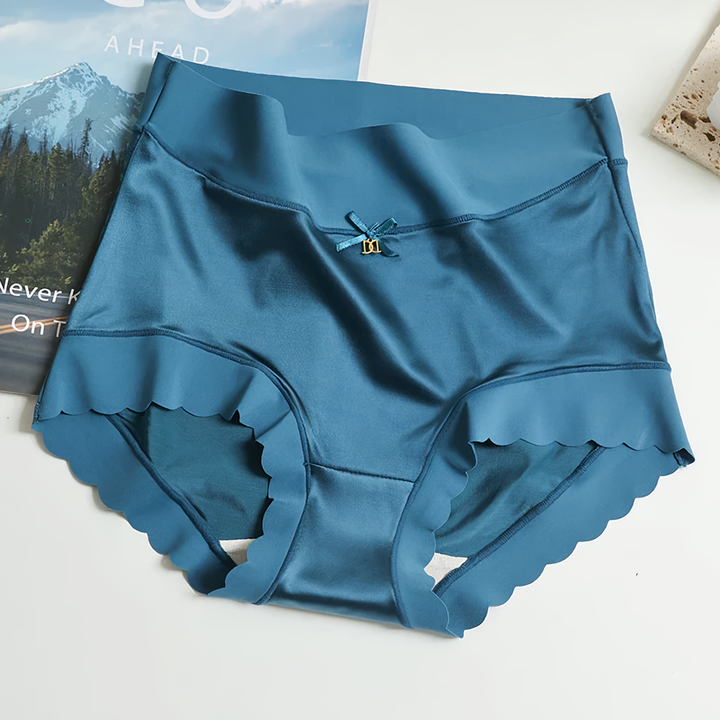 W&W Mode | 5-Teilige Nahtlose Seidensatin-Unterwäsche Für Damen
