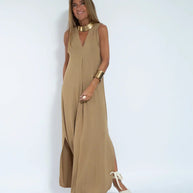WW | Langes Kleid und Weste