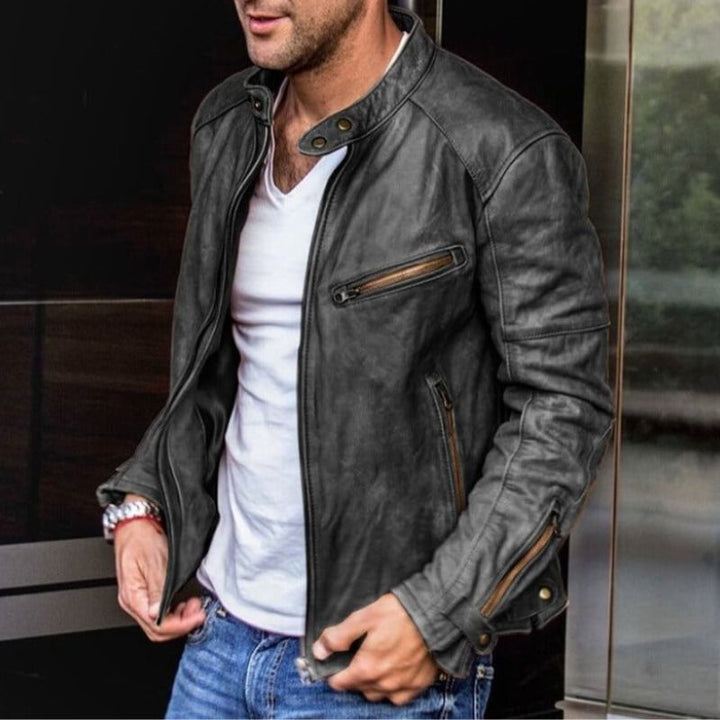 W&W Mode | Elegante Und Wetterfeste Lederjacke