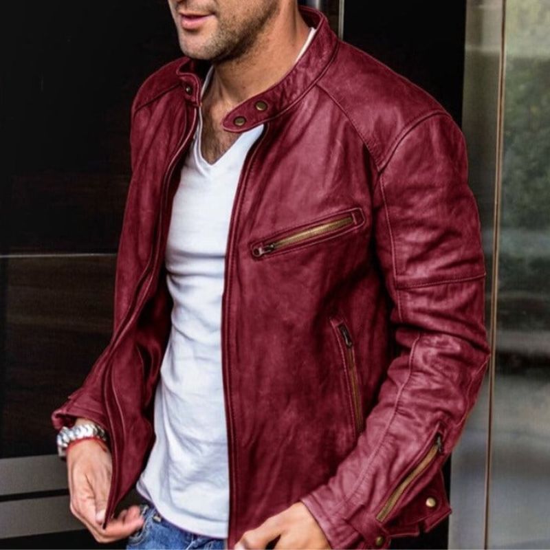 W&W Mode | Elegante Und Wetterfeste Lederjacke