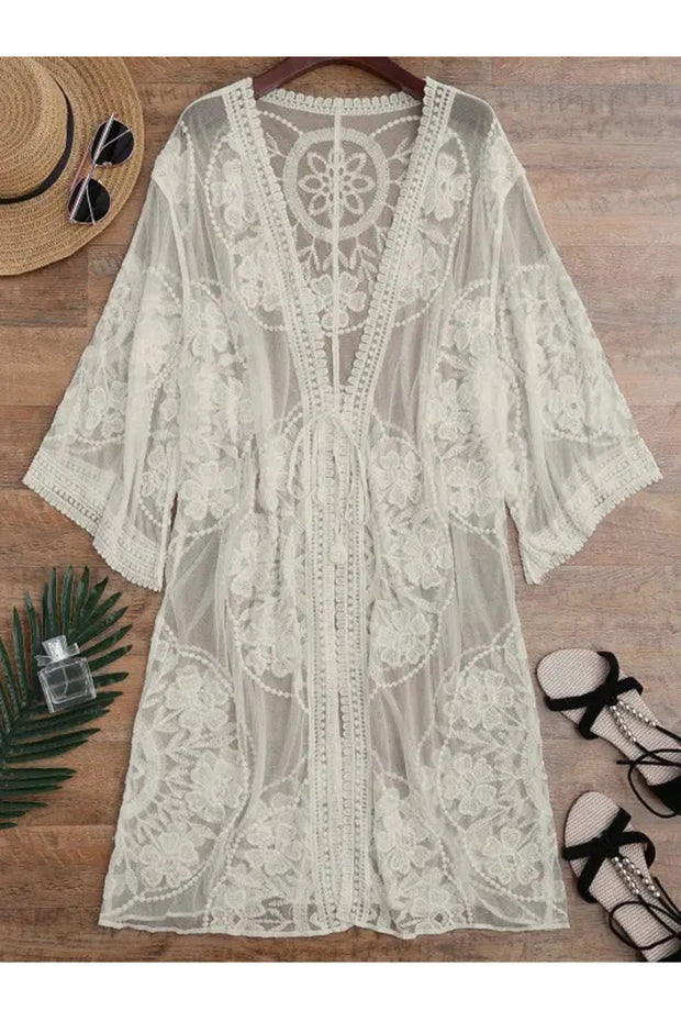 WW | Transparenter Kimono Überwurf