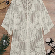 WW | Transparenter Kimono Überwurf