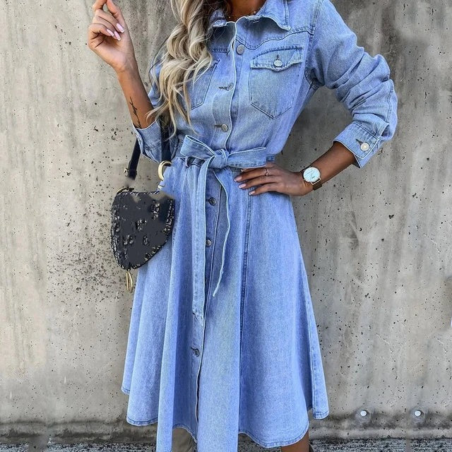 Sommerkleid in Denim