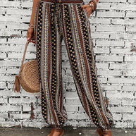 Stilvolle Hose mit Boho-Print