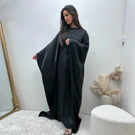 WW | Elegant Fledermausärmel Maxikleid WW | Kleid