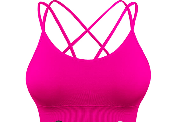 W&W Mode | 3er Pack Damen Sport Bh Gepolstert Crisscross Yoga Bh Nahtlos Mittel Impact Fitness Activewear