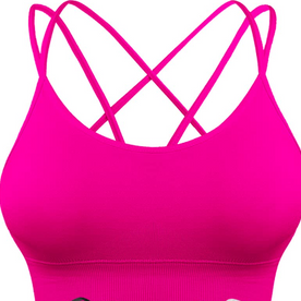 WW | 3er Pack Damen Sport Bh Gepolstert Crisscross Yoga Bh Nahtlos Mittel Impact Fitness Activewear