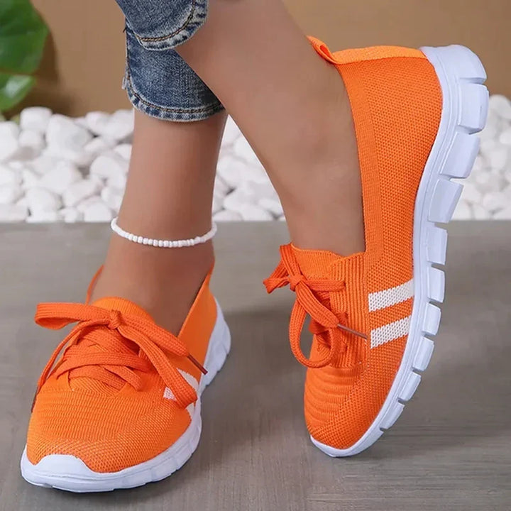 W&W Mode - Atmungsaktive Gestrickte Sneaker