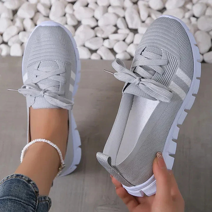 W&W Mode - Atmungsaktive Gestrickte Sneaker